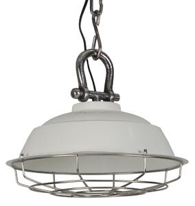 Krémové závesné kovové svetlo Milan creme - Ø 36*30 cm - Collectione