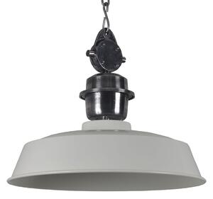 Krémové závesné kovové svetlo Sesto creme - Ø 42*38 cm - Collectione