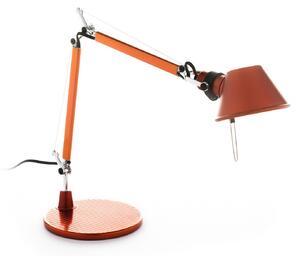 Stolové Lampa Artemide, Tolomeo Micro, Oranžová, Pracovňa, Kov, Dizajnový