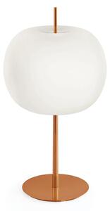 Stolové Lampa kdln, Kushi, stmievateľné, Biela, Obývacia izba, Sklo, Dizajnový