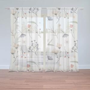 Sablio Záclony Lúčna elegancia: 2ks 150x250cm