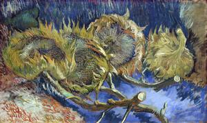 Obrazová reprodukcia Four Withered Sunflowers, 1887, Vincent van Gogh