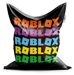 Sablio Sedací vak ROBLOX Farebný text - 150x100 cm