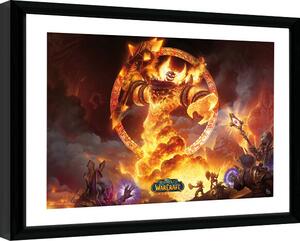 Rámovaný Obraz - World of Warcraft - Ragnaros