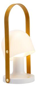 Stolové Lampa MARSET, FollowMe Plus, stmievateľné, Drevo, Obývacia izba, Drevo, Dizajnový