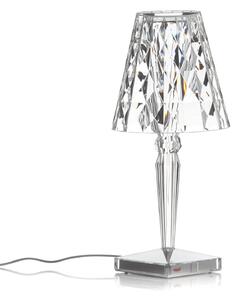 Stolové Lampa Kartell, Big Battery, Transparentná, Obývacia izba, Plast, Dizajnový