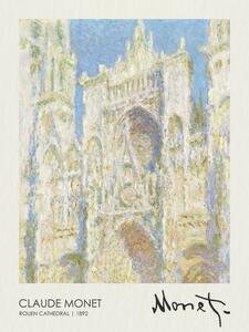 Obrazová reprodukcia Rouen Cathedral (1892), Claude Monet