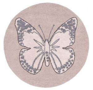 Lorena Canals prateľný koberec Butterfly Vintage Nude