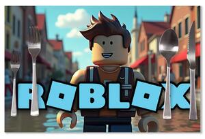 Sablio Prestieranie ROBLOX Mesto: 40x30cm
