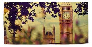 Sablio Uterák Londýn Big Ben Flowers - 30x50 cm