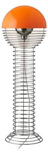 Stojacie Lampa Verpan, Wire, Oranžová, Obývacia izba, Kov, Dizajnový