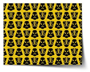 Sablio Plagát Star Wars Stormtrooperi Pattern na žltej - 60x40 cm