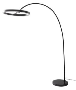 Stojacie Lampa Lucande, Yekta, stmievateľné, Čierna, Obývacia izba, Kov, Dizajnový