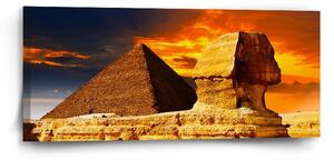 Sablio Obraz Pyramídy - 110x50 cm