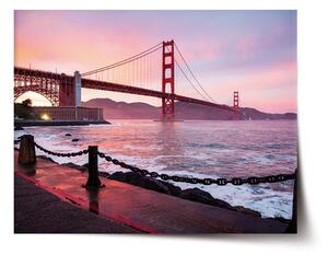 Sablio Plagát Golden Gate - 60x40 cm