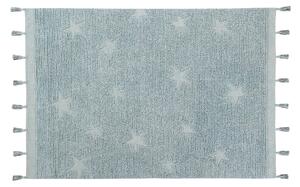 Lorena Canals prateľný koberec Hippy Stars Aqua Blue