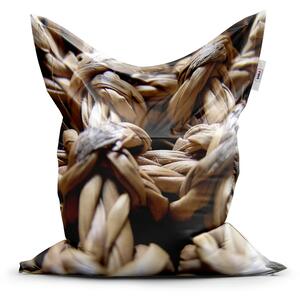 Sablio Sedací vak Banánové listy - 150x100 cm
