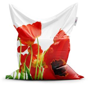 Sablio Sedací vak Tulipány - 150x100 cm