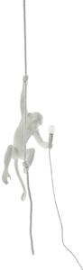 Stolové Lampa SELETTI, Monkey Lamp, Biela, Obývacia izba, Plast, Dizajnový