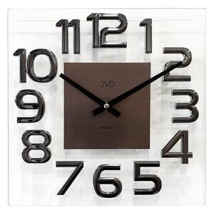 Sklenené, dizajnové hodiny JVD HT110.2
