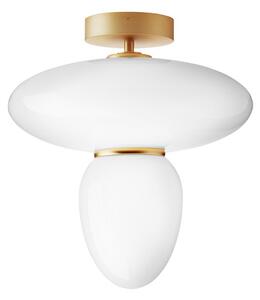 Stropné Lampa Nuura Aps, Rizzatto 42, stmievateľné, Biela, Obývacia izba, Sklo, Dizajnový