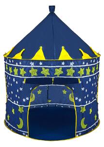 Aga4Kids Detský hrací stan Castle Dark Blue