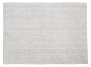 Lorena Canals prateľný koberec Braids Pearl Grey Rozmery: 80 x 120 cm
