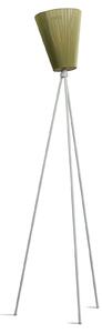 Stojacie Lampa Northern, Oslo Wood, stmievateľné, Zelená, Obývacia izba, Tkanina / Textil, Dizajnový
