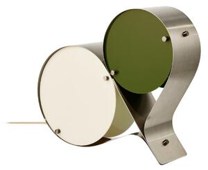 Stolové Lampa GUBI, Coppia, Biela, Obývacia izba, Plast, Moderný