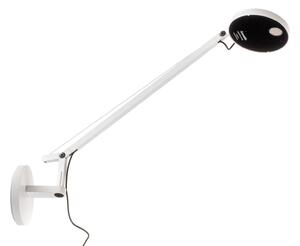 Nástenné Svietidlo Artemide, Demetra Micro, stmievateľné, Biela, Pracovňa, Kov, Dizajnový