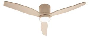 Sorin LED Vonkajší stropný ventilátor Béžová Lucande, Sorin, Béžová, Balkón, Kov, Moderný