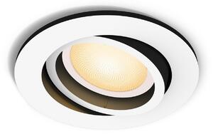 Bodové svetlá Philips Hue, stmievateľné, Biela, Obývacia izba, Plast, Moderný
