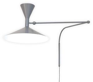 Nástenné Svietidlo Nemo Lighting, Lampe de Marseille, Sivá, Obývacia izba, Kov