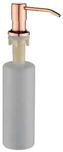 Laveo Drop, kuchynský dávkovač saponátu 500ml, ružové zlato, LAV-OKD_831T