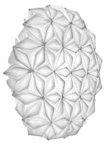 Stropné Lampa Slamp, La Vie, stmievateľné, Biela, Obývacia izba, Plast, Dizajnový