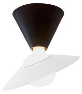 Stropné Lampa Stilnovo, Fante, Čierna, Obývacia izba, Plast, Dizajnový