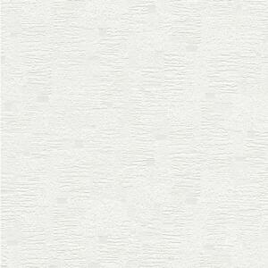 Vinylové tapety na stenu Strukture 2 7103-14, rozmer 10,05 m x 0,53 m, omietkovina hrubá biela s dekorom, A.S. Création