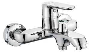 Kúpeľňová batéria Chrome Design Mixer Tap Kúpeľová batéria Nástenná batéria