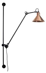 Nástenné Svietidlo Lampe Gras, Čierna, Obývacia izba, Kov, Industriálny