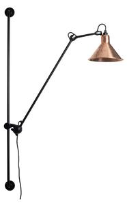 Nástenné Svietidlo Lampe Gras, Čierna, Obývacia izba, Kov, Industriálny