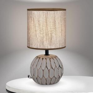 Orion LA 4-1224/1 - Stolná lampa PINIA 1xE14/25W/230V keramika béžová/šedá