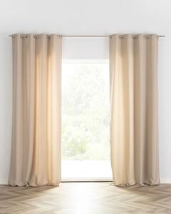 Záves BASIC s kolieskami 140x280 cm béžovy 1 ks