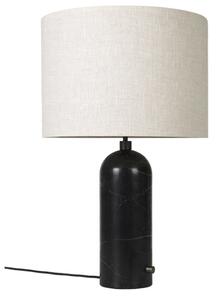 Stolové Lampa GUBI, stmievateľné, Čierna, Obývacia izba, Mramor