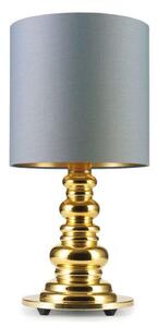 Stolové Lampa DESIGN BY US, Sivá, Obývacia izba, Sklo