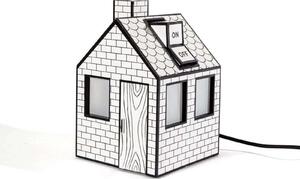 Stolové Lampa SELETTI, Biela, Obývacia izba, Papier / Kartón