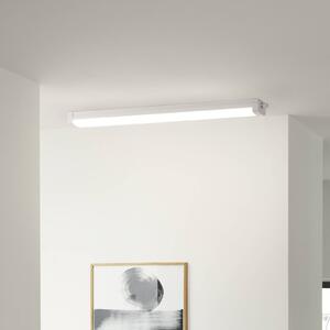 LED senzorové svetelné lišty Burbank IP65 plast, 90 cm, 4 000 K, Biela / opálová, Chodba, Plast, Stropné svetlo