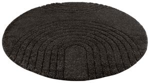 Mint Rugs - Hanse Home koberce Kusový koberec Norwalk 105105 dark grey - 160x160 (priemer) kruh cm
