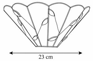 Brilagi - Tiffany vitrážové nástenné svietidlo FOLIA 1xE14/40W/230V