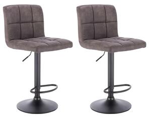 2x Barová stolička Hawaj CL-3232-1 | tmavo šedá