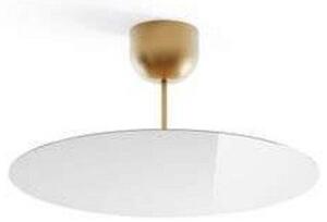 Stropné Lampa Luceplan, Zlatá / Mosadz, Obývacia izba, Hliník